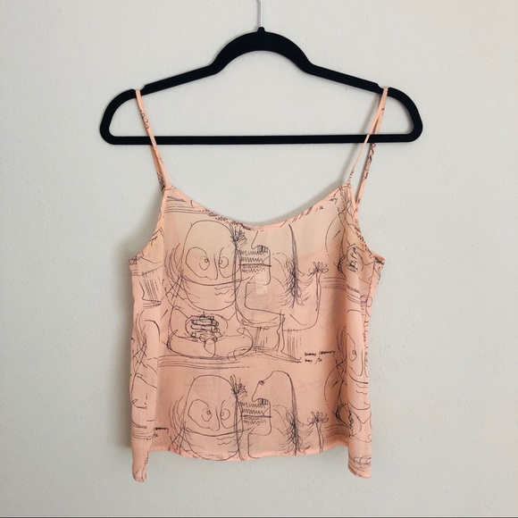 [American Apparel] Pink Chiffon Tank - Picture 2 of 4